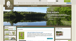 Desktop Screenshot of parc-loire-anjou-touraine.fr